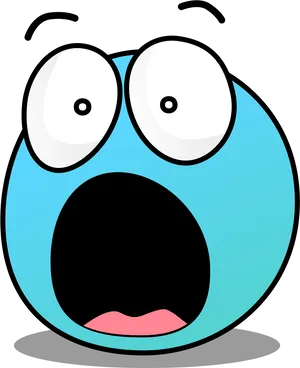 Surprised Cartoon Face PNG image