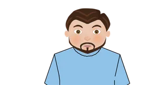 Surprised Cartoon Man