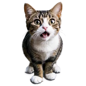 Surprised Cat Meme PNG Qpv