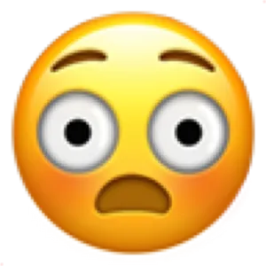 Surprised Emoji Expression PNG image
