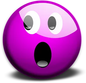 Surprised Purple Emoticon.png PNG image