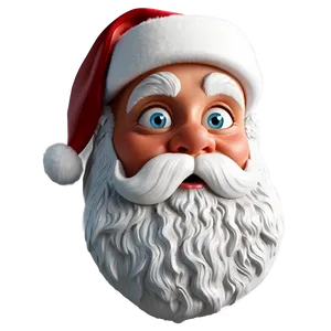 Surprised Santa Cartoon Png 06282024 PNG image