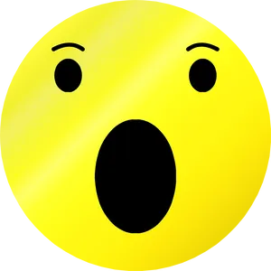 Surprised Yellow Emoji PNG image