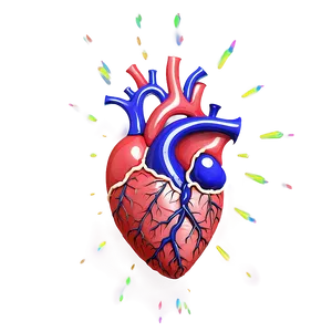 Surreal Anatomical Heart PNG 71