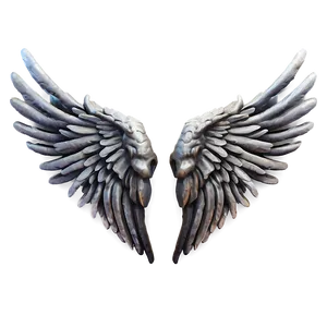 Surreal Angel Wings Emblem PNG 15
