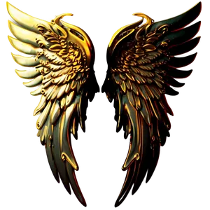 Surreal Angel Wings Emblem PNG 4 PNG