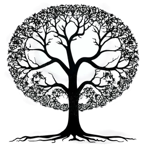 Surreal Black Tree Art PNG Bqb83 PNG