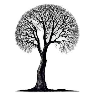 Surreal Black Trees Png 06292024 PNG image