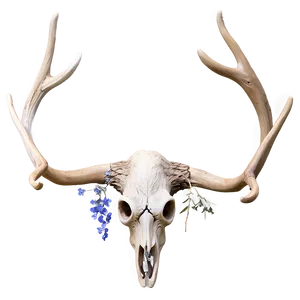 Surreal Deer Antler Creation PNG 06122024