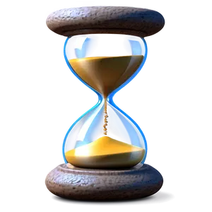 Surreal Hourglass Scene PNG 05232024