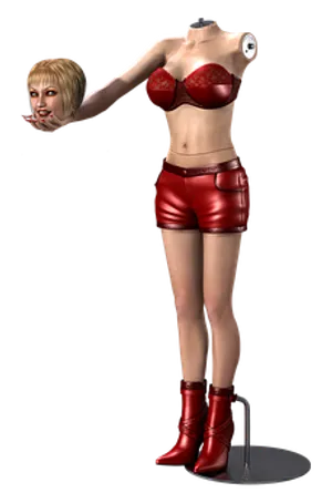 Surreal Mannequin Girl