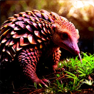 Surreal Pangolin Adventure PNG 85 PNG