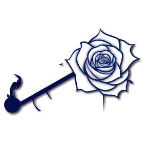 Surreal Rose Tattoo Blueprint PNG Yvn PNG