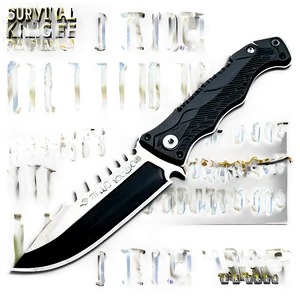 Survival Knife PNG 05042024