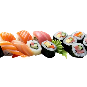 Sushi And Sashimi Feast PNG Wel98