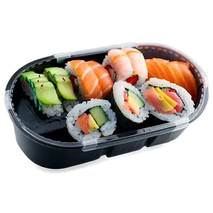 Sushi Box To Go PNG Qbe