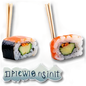 Sushi Date Night PNG Kmo
