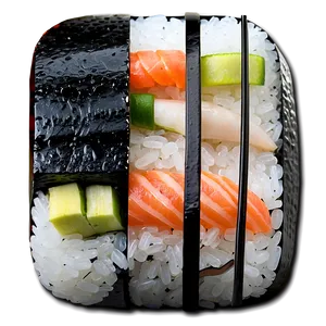 Sushi Rice And Fish PNG 80