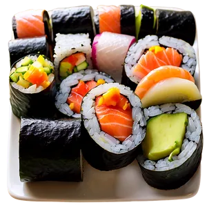 Sushi Roll Delight PNG 2