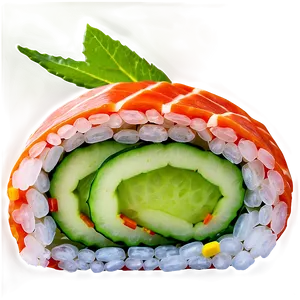 Sushi Roll With Cucumber PNG 42