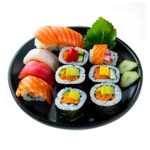 Sushi Sampler Platter PNG 30
