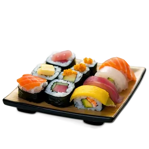 Sushi Sampler Platter PNG Lbs61 PNG