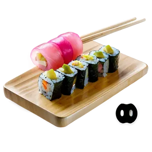 Sushi With Pickled Radish PNG Spx PNG