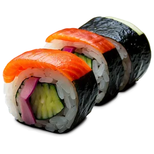 Sushi With Pickled Radish Png Unq30 PNG image