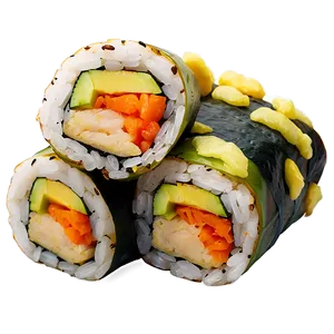 Sushi With Tempura PNG 05212024