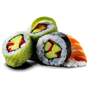 Sushi With Wasabi PNG Lhe8