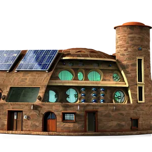 Sustainable Earthship Home PNG Lhi
