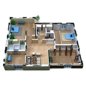 Sustainable Home Floor Plan PNG Dxf PNG