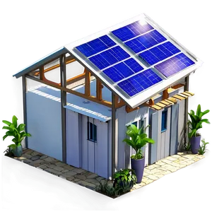 Sustainable Solar Housing PNG Qeh35 PNG