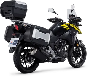 Suzuki Adventure Touring Motorcycle PNG image
