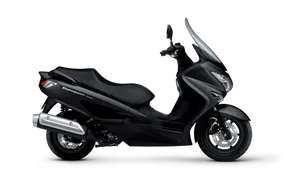 Suzuki Burgman Scooter Profile View PNG image