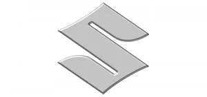 Suzuki Logo Metallic Texture PNG image