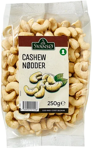 Svanso Cashew Nuts Package250g PNG image