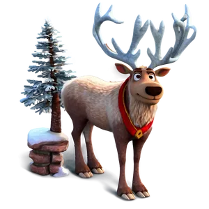 Sven Reindeer Frozen Png Tdy8 PNG image