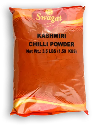 Swagat Kashmiri Chilli Powder Package PNG image