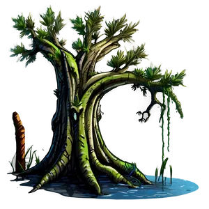 Swamp Tree Artwork PNG Sun61 PNG