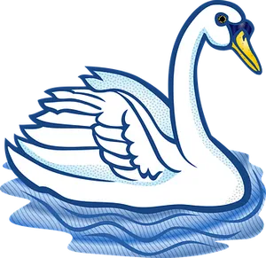 Swan Illustration Vector Art