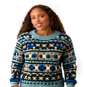 Sweater Pattern C PNG image