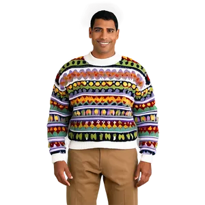 Sweater Pattern Seamless PNG Chg PNG