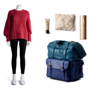 Sweater Weather Travel Essentials PNG Hfa73 PNG