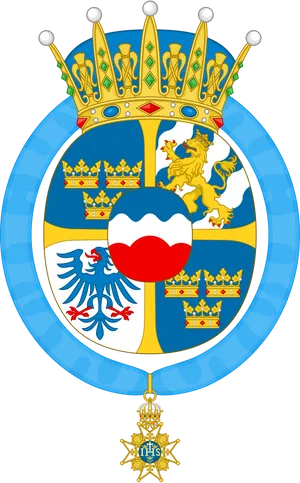 Swedish Royal Coatof Arms PNG image