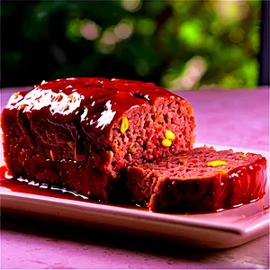 Sweet And Savory Meatloaf PNG Qgw13