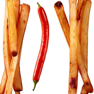 Sweet And Spicy Fries PNG Bnc