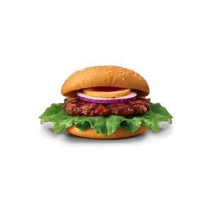 Sweet And Spicy Hawaiian Burger Png Poe11 PNG image