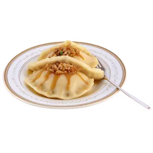 Sweet Apple Pierogi Dessert PNG 06252024
