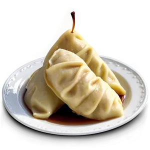 Sweet Apple Pierogi Dessert PNG 66